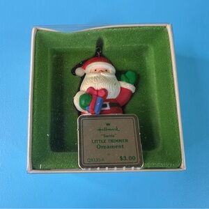 Hallmark Tree Trimmer Collection Santa Little Ornament 1979 QX135-6